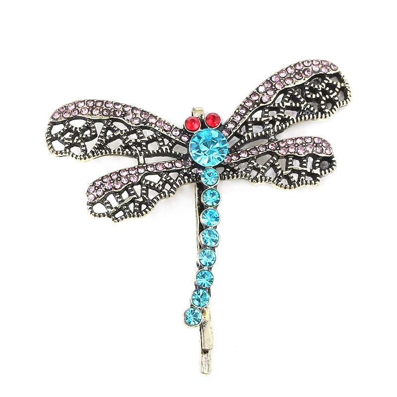 Anime Movie Coraline & the Secret Door Caroline Cosplay Hairpin Alloy Dragonfly Hairclip Headwear Women Jewelry Accessories Prop