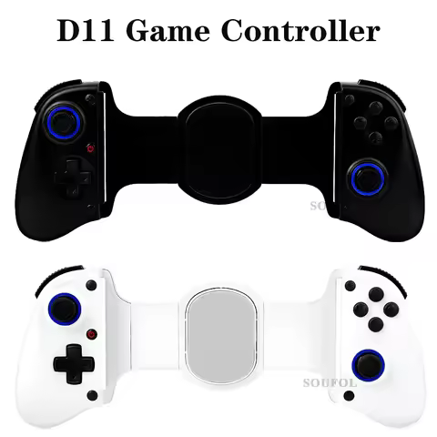 BSP D11 Telescopic Game Controller Mobile Phone Gamepad with Turbo/6-axis Gyro/Vibration for Android iOS PS3 PS4 Switch Console