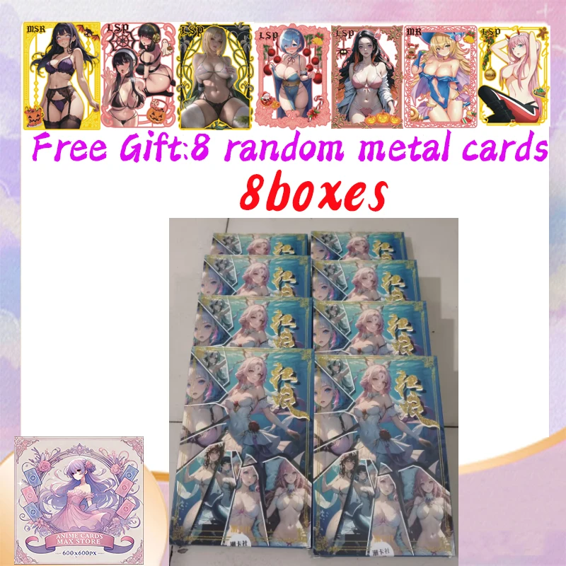 

Newest Matchmaker A5 Size Goddess Collection Card Hobby Collectible Waifu Card Game Doujin CCG Booste Box Toy Gifts