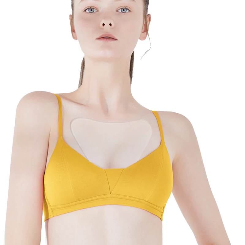 Wiederverwendbares, unsichtbares Anti-Aging-Silikon-Brustpflaster, selbstklebendes Anti-Falten-Brustpolster, beseitigt verhindert faltige Brustpflege