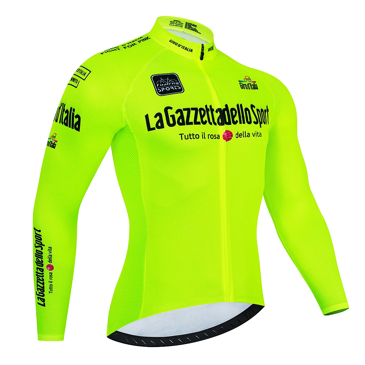 2023 Tour De Italia D'ITALIA ciclismo Jersey Premium Anti-UV manga larga sudadera traje De ciclismo otoño uniforme De carreras De secado rápido