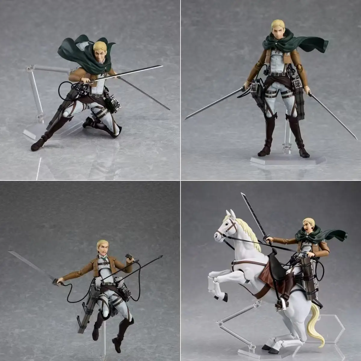 フィグマ446-進撃の巨人-エルヴィン・スミス-在庫あり-アニメアクションフィギュア-コレクタブルモデル-おもちゃ-ファン向け-デスクトップデコレーション