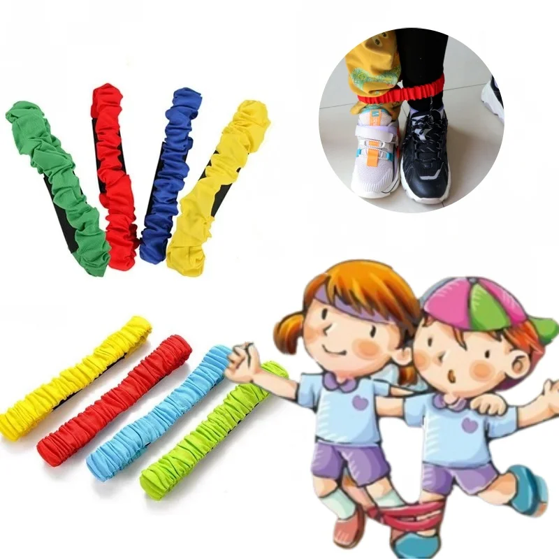 

Two-person Three-legged Rope Tied Foot Running Game Competition Sport Outdoor Toy Children's Parent-child Interactive Sense Game