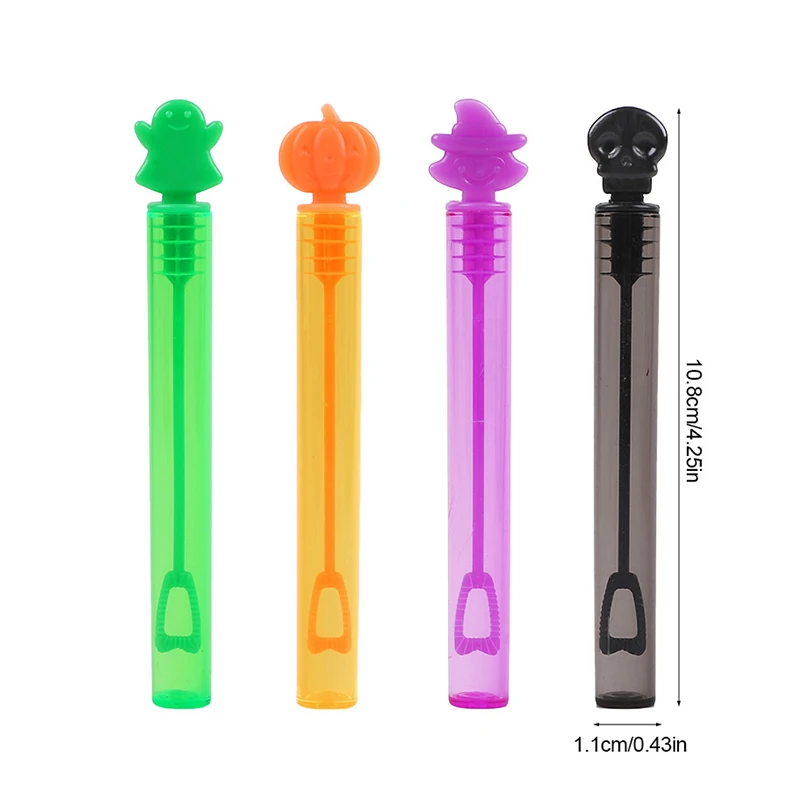 12-36 قطعة زجاجات الصابون فقاعة الهالوين للأطفال خدعة أو علاج دمى هدايا هدايا الحفلات تصميم شبح اليقطين عصا أنبوبية فارغة لا فقاعة #6