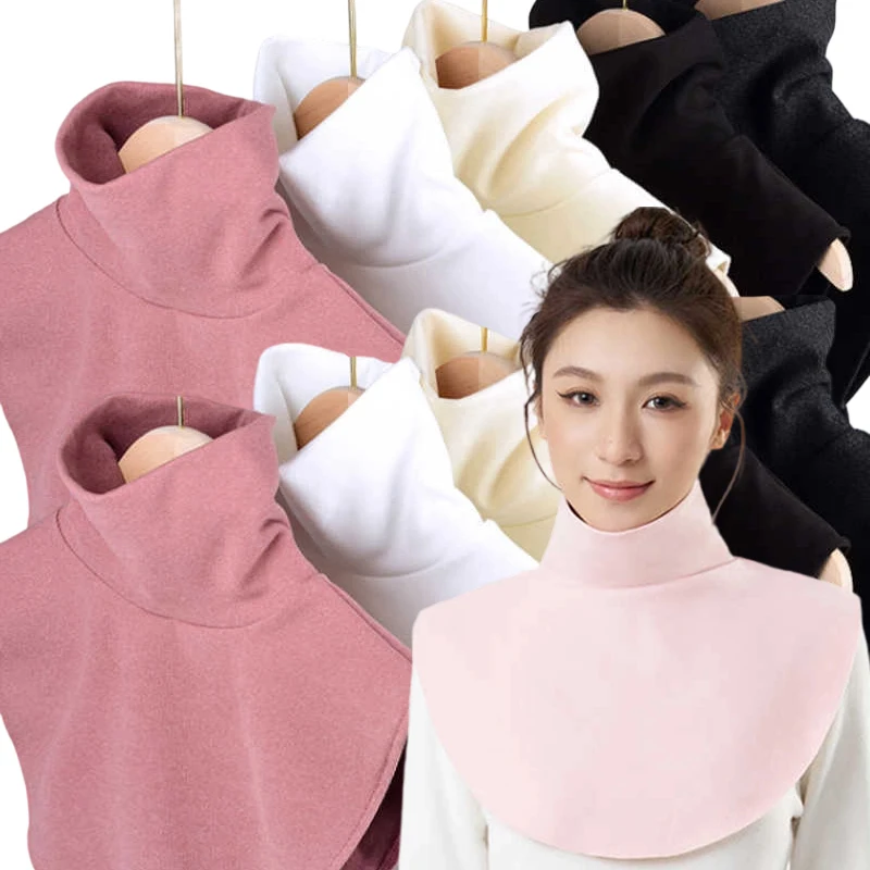 

Двусторонний немецкий бархатный шарф для защиты шеи с искусственным воротником