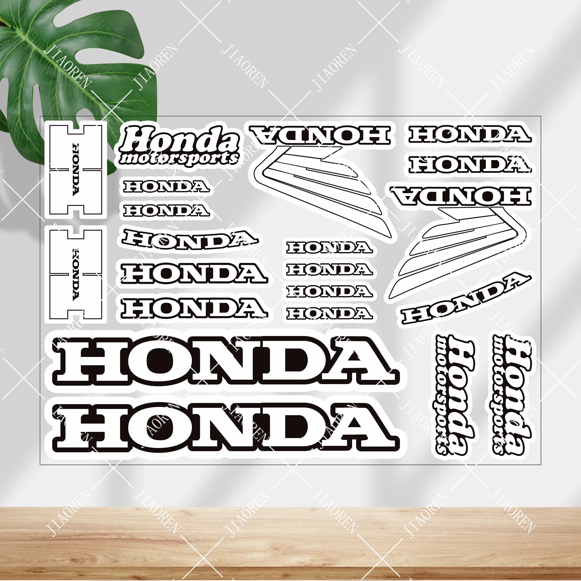 

Виниловые наклейки Honda для мотоцикла, белые наклейки Cbr650r Xadv 750 Nc750x Cbr125r