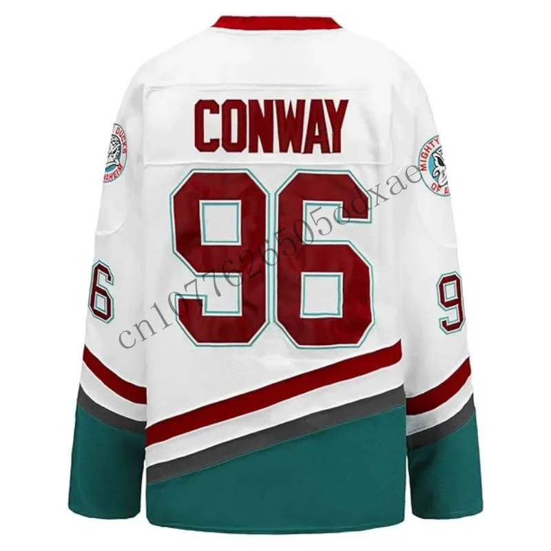 Movie Mighty Ducks Charlie Conway #96 Adam Banks #99 Ice Hockey Jersey Men'S #33 Greg Goldberg #66 Gordon Bombay CMM1401