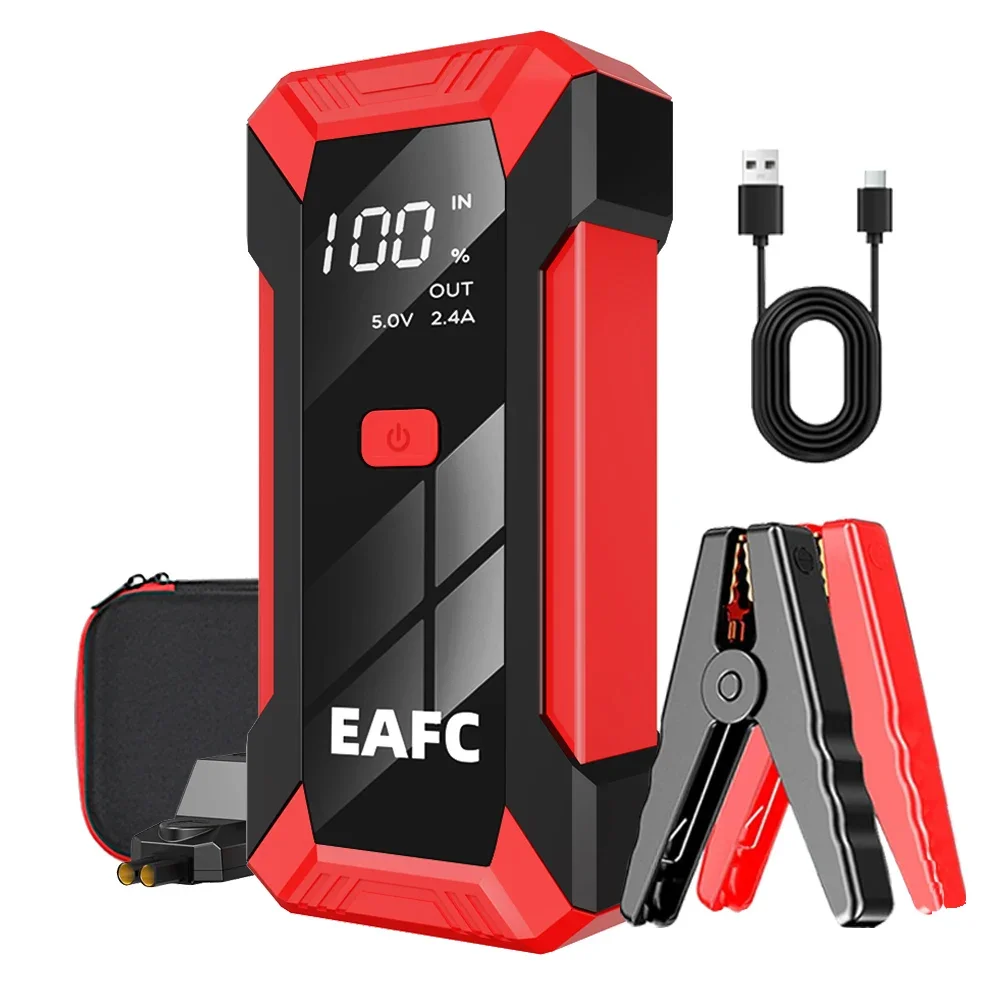 Auto Jump Starter 2000A Batterijlader Emergency Power Bank Booster voor 12V Benzine en Diesel Voertuigen Starten - afbeelding 2