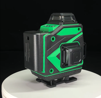 12/16 Lines 3D/4D Laser Levels Self-Leveling Wireless Remote 360 Horizontal&Vertical Cross Super Powerful Green Beam Laser Level
