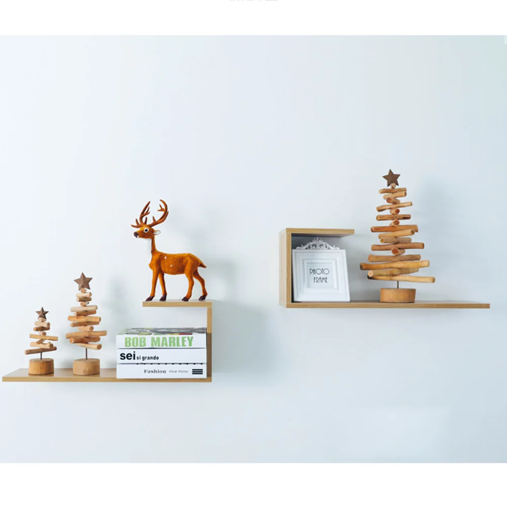 

Christmas Wooden Tree Ornament Xmas Ornaments Decoration European Style Decorations Log