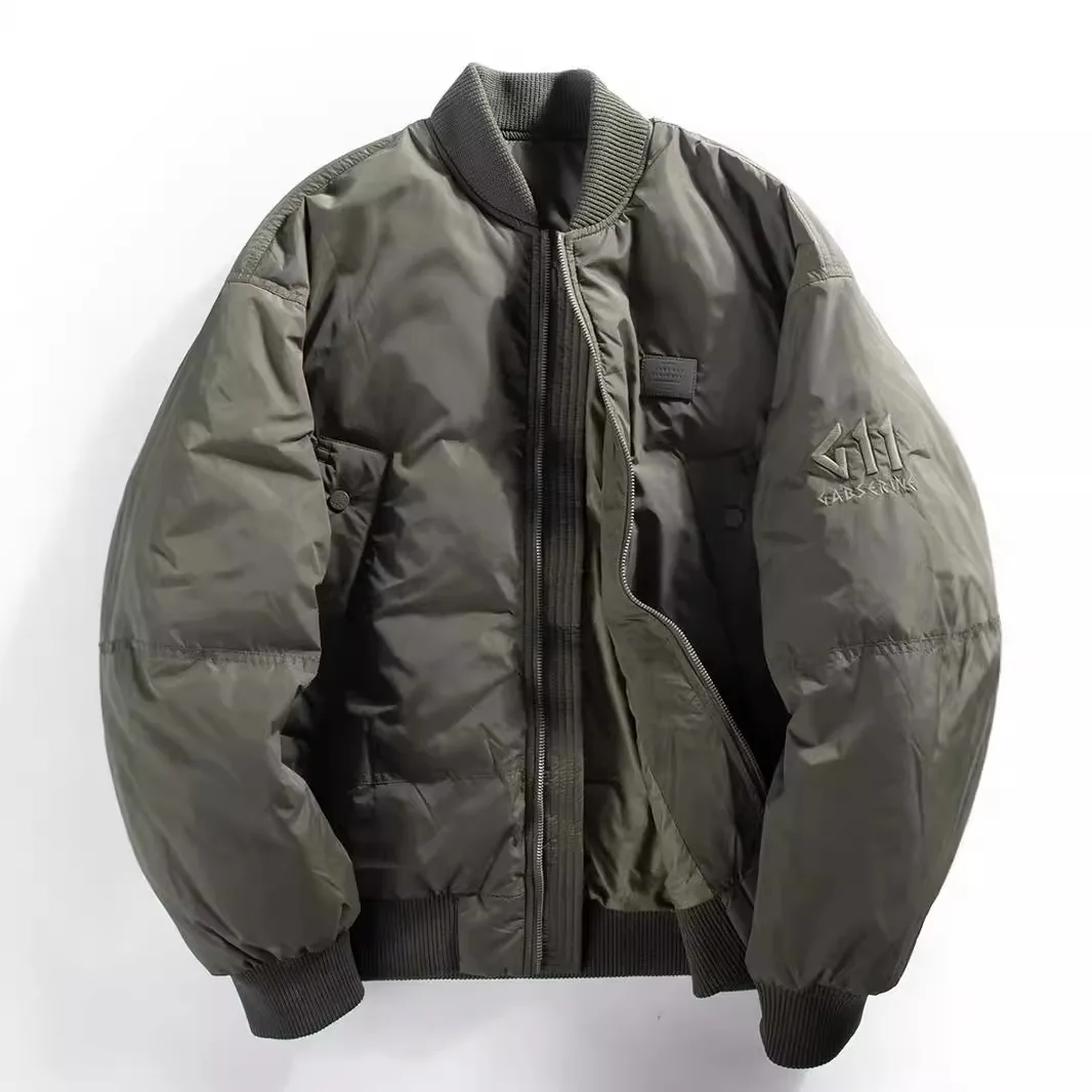 

Men's 2025 Winter Retro Japanese Streetwear Workwear Thickened Warm Cotton Padded Jacket Trendy Brand Loose Versatile Heavyweigh