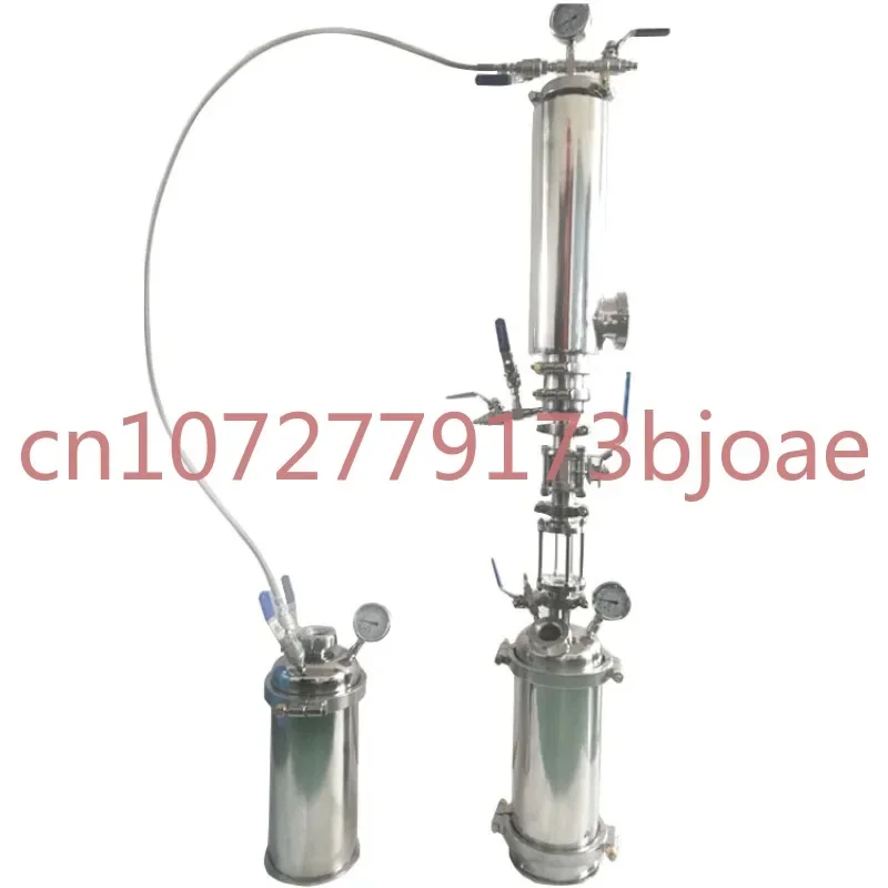 

Bidirectional Closed Loop Butane Extractors top fill and bottom fill solvent essential oil extraction equipment