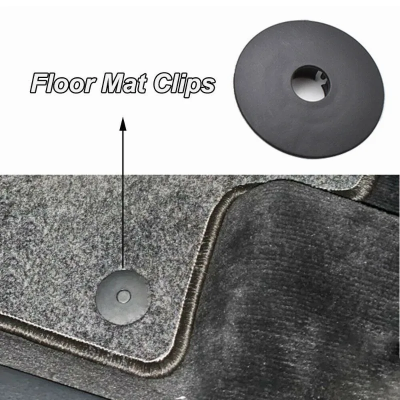 8 stücke Auto Boden Matte Caret Clips Befestigung Nicht-Slip Verschluss Clips Für Halter Griffe Schellen Boden Halter Auto zubehör – Detail 1