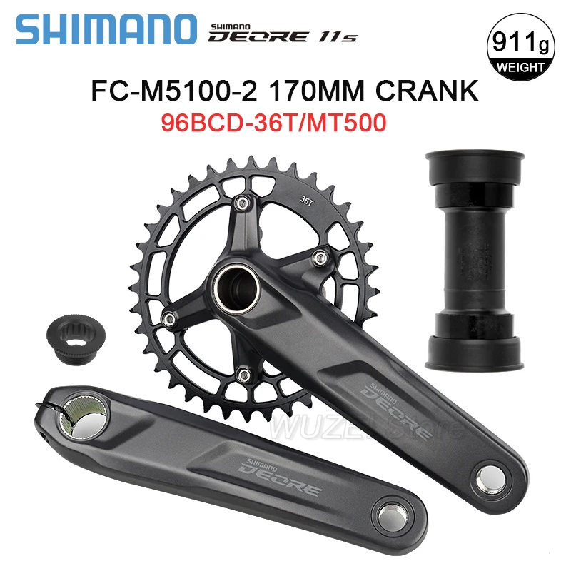 オリジナルシマノ DEORE FC M5100 クランクセット 1x11 スピード MTB