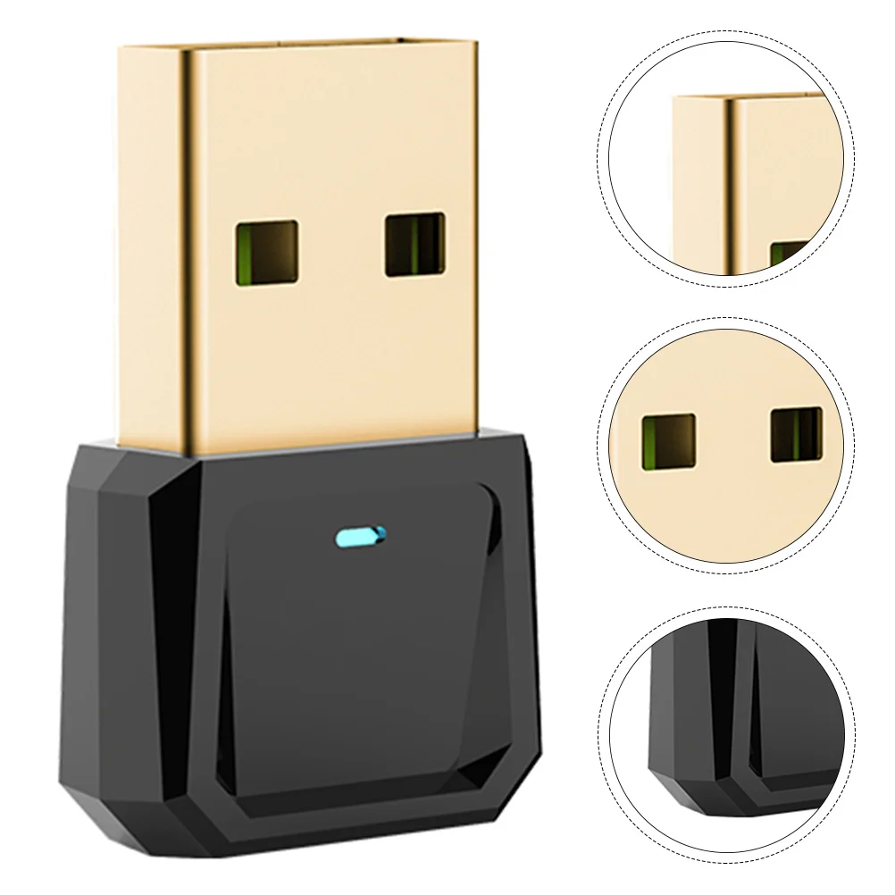 محول 5.0 جهاز إرسال واستقبال USB لاسلكي للكمبيوتر المحمول وسطح المكتب طويل المدى 10 متر دونجل الصوت الوسائط المتعددة اللاسلكية