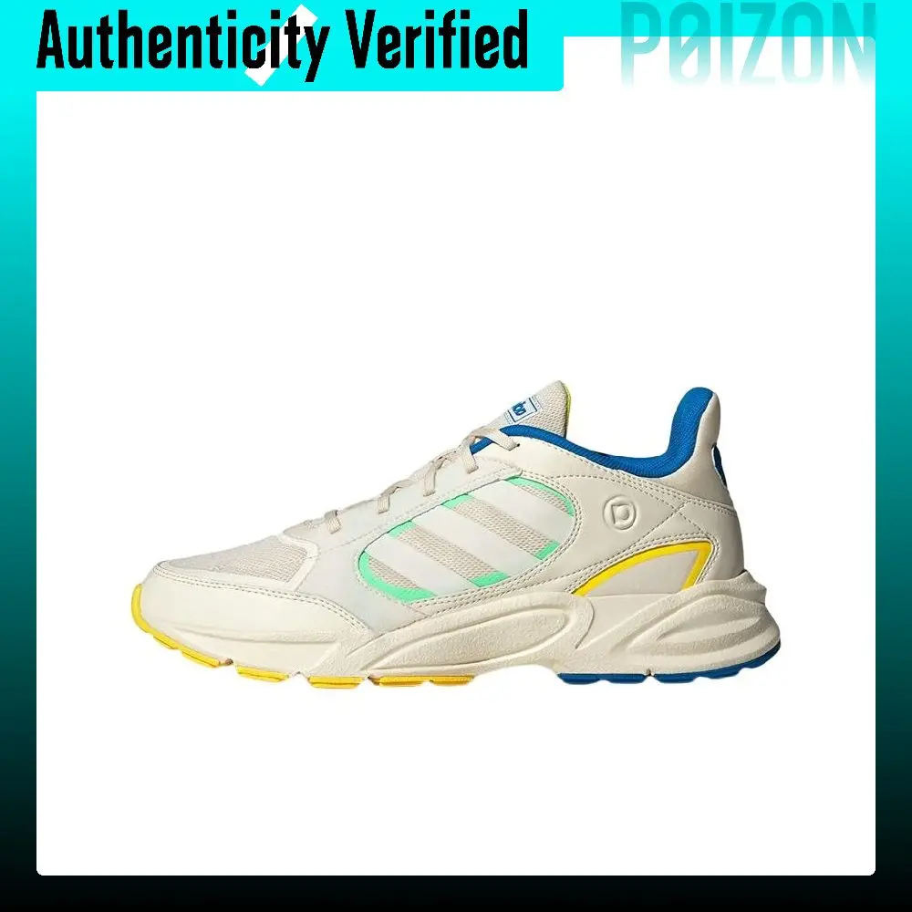 Adidas Neo 90S VALASION, zapatillas de running de caña baja, con tejido de malla, cuero, amortiguación, suela antideslizante, resistentes a la abrasión y transpirables. Modelo HP6766.