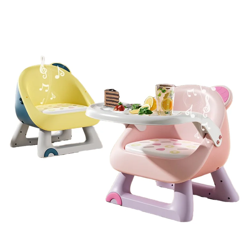 الجملة كرسي أطفال محمول مع طاولة معززة كرسي أطفال مع كرسي رياض الأطفال مع صينية قابلة للإزالة #1