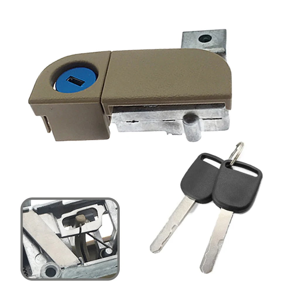 Glove Box Lock for Honda For Odyssey 2005 2010 3.5L 77540SHJA01ZC Beige Plastic Interior Door Fastener Direct Swap