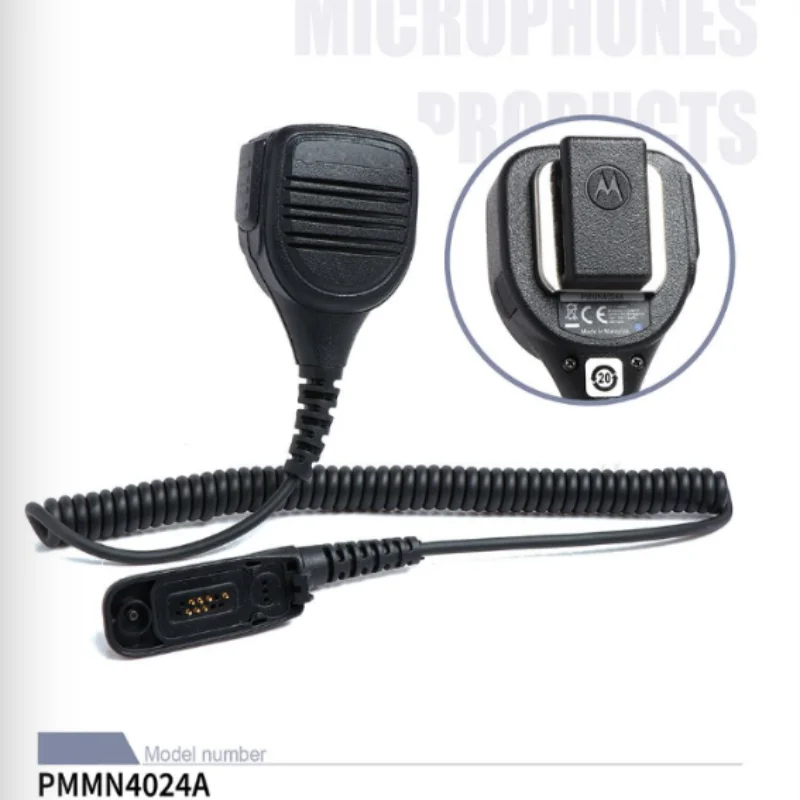 

PMMN4024A Микрофонный динамик для Xir P8268 P8260 P8200 P8800 Walkie Talkie Двусторонняя радиосвязь из пластика
