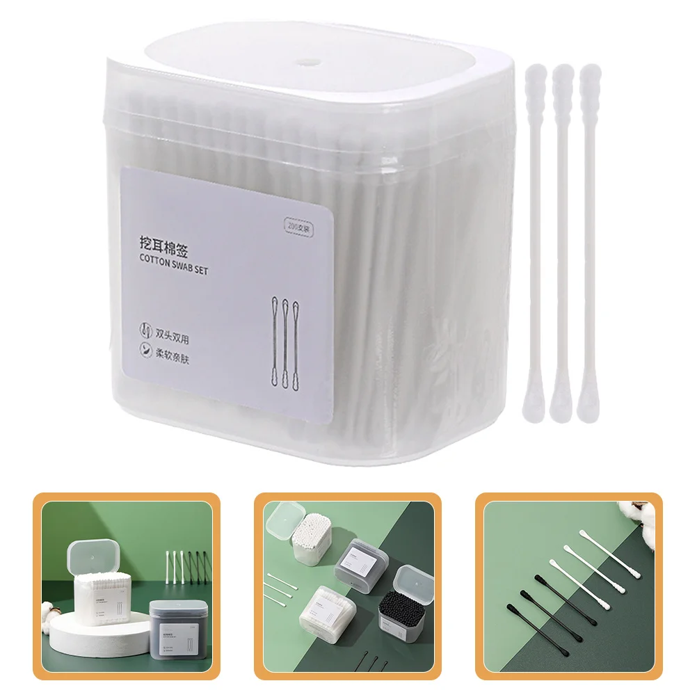 

Cotton Swabs Ear Cleaning Tool One Time Cotton Swabs High Quantity Pack Strong Adsorption Cleaner Cleaning Experience Travel