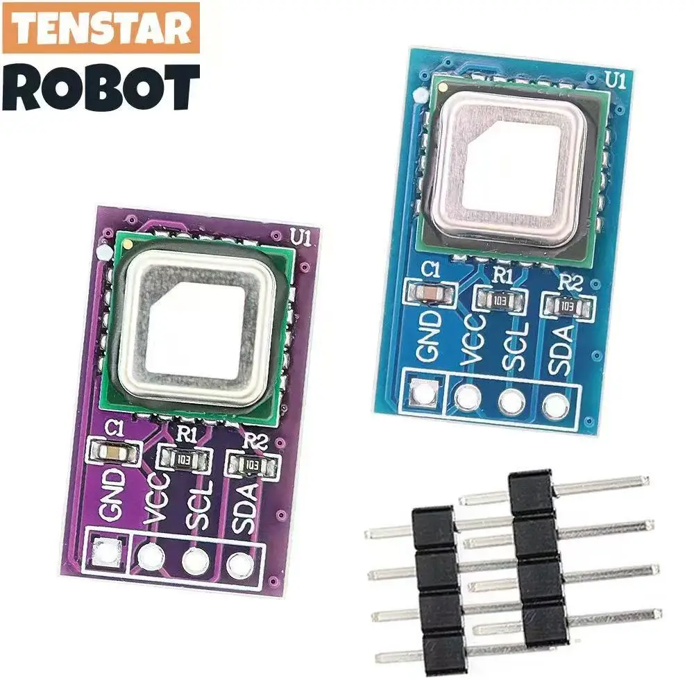 TENSTAR SCD40 SCD41 Gassensormodul 2,4–5,5 V erkennt CO2-Kohlendioxid-Temperatur- und Feuchtigkeitssensor I2C-Kommunikation
