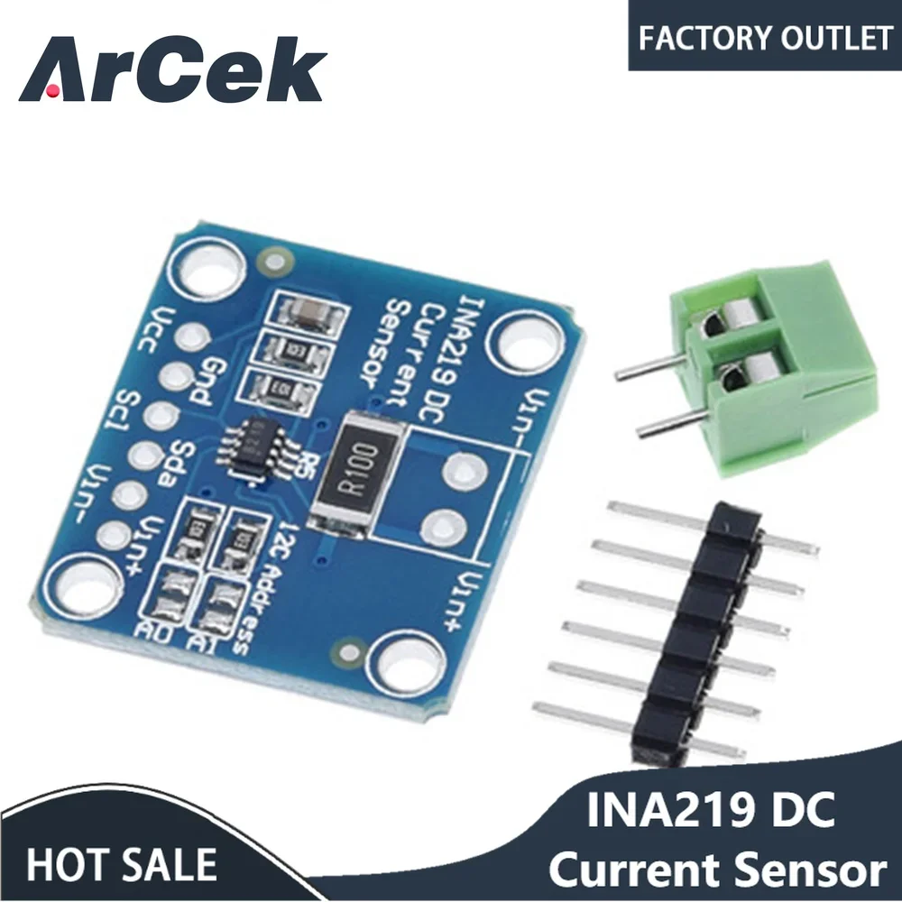 INA219 I2C Zero Drift Bi-directional Current Power Supply Sensor Breakout Monitoring Module