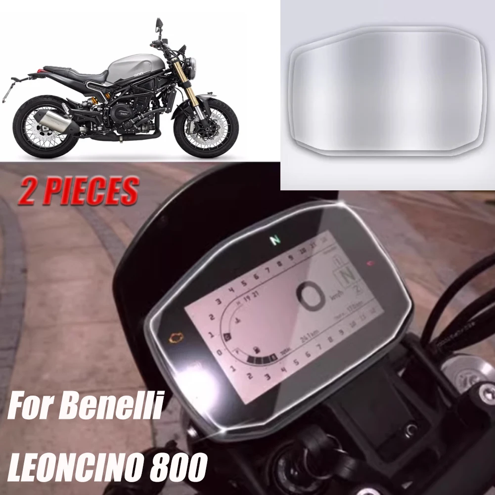 Motorcycle Cluster Scratch TPU Film Dashboard Screen Protector Anti Oil Scratch Proof For Benelli LEONCINO 800 BJ800