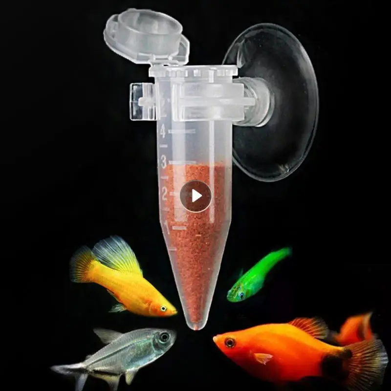 Fish Food Feeding Tool Automatic Fish Feeders Brine Shrimp Eggs Feeders Red Worm Feeding Funnel Cup Aquarium Accessories