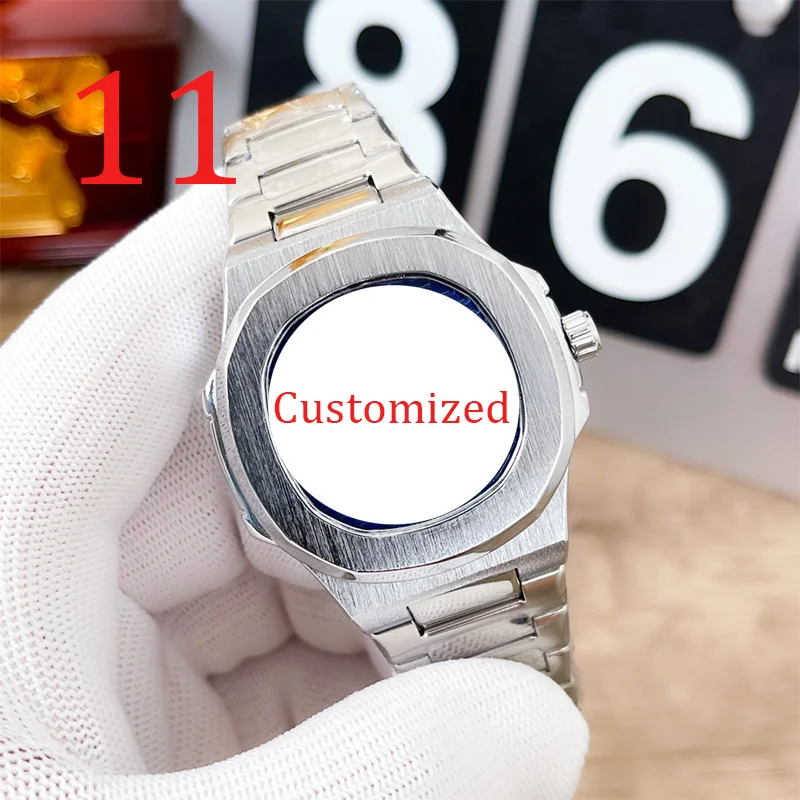 Men's Watch Business Leisure Square Multi functional Automatic Mechanical Watch Week Calendar Steel Belt Can Be Customized