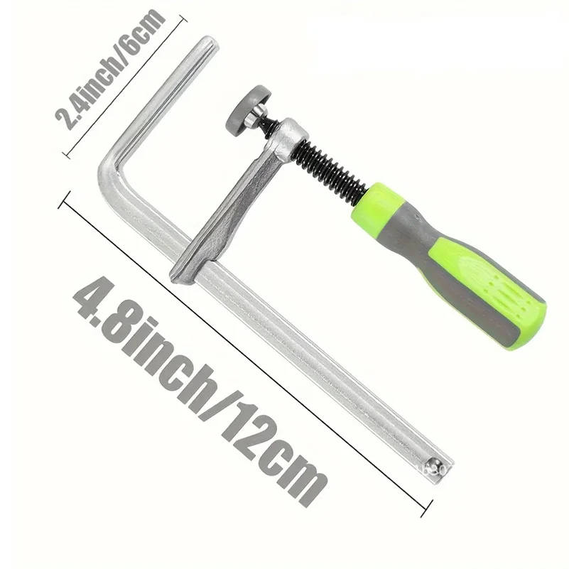 1pc Clutch Style Bar Clamps 12 In 600 lb Woodworking Clamps with Ergonomic Handle Cabinetry,Bar Clamps for Woodworking