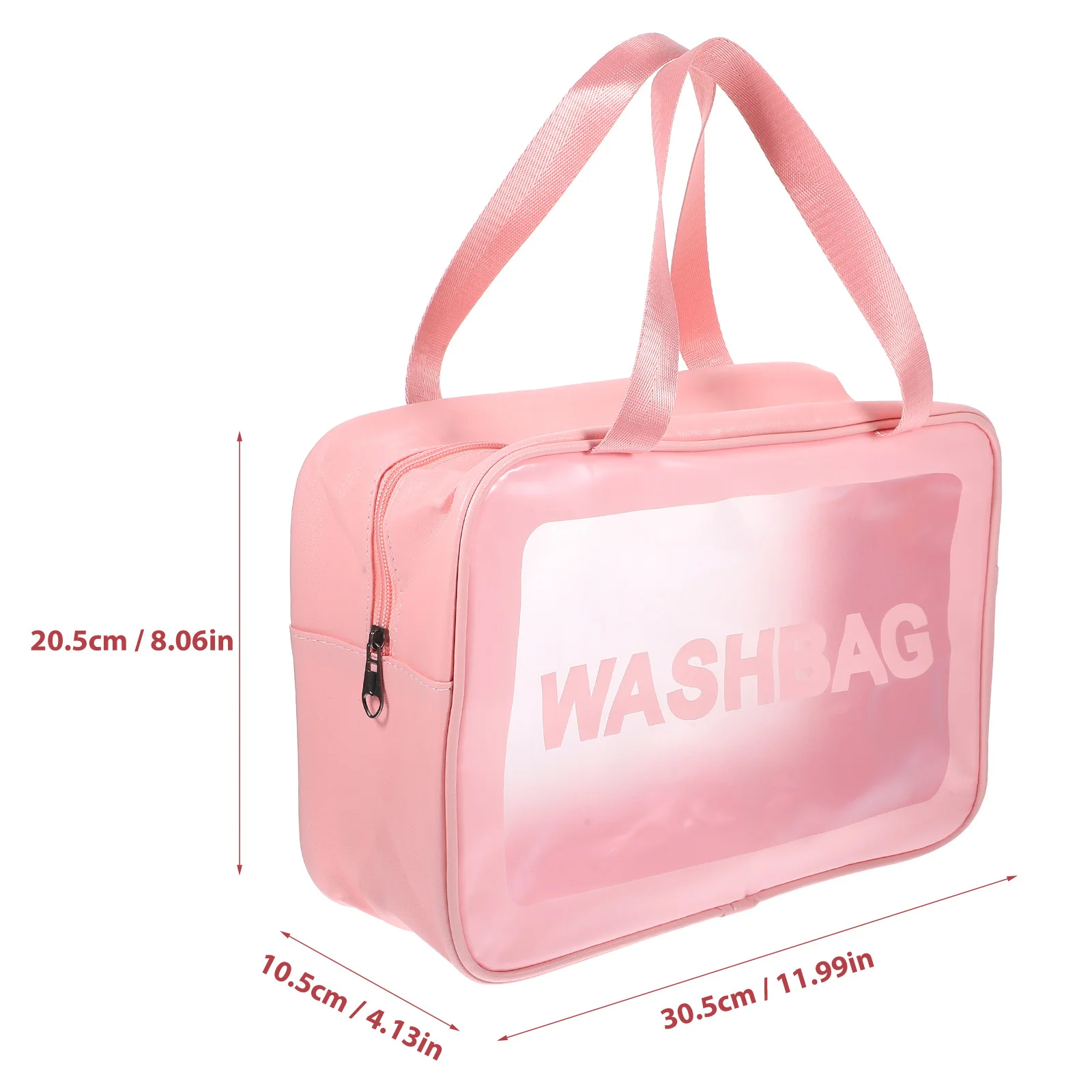 3 قطع من حقائب أدوات الزينة للسفر، مجموعة حقائب مكياج شفافة، سعة كبيرة، مقبض مادة سميكة، حقيبة محمولة، أساسيات السفر