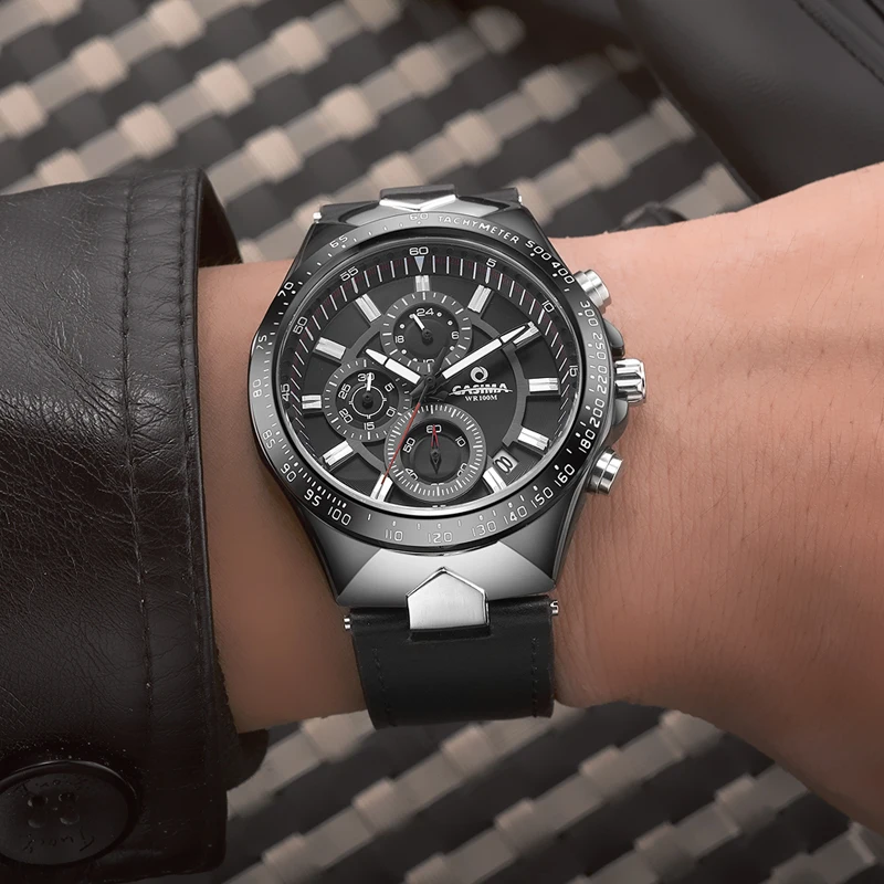 CASIMA Couple Watches Men's Wports Wristwatch, Quartz Movement, Luminous, Waterproof, Simple trend, Model ST-8880-1025