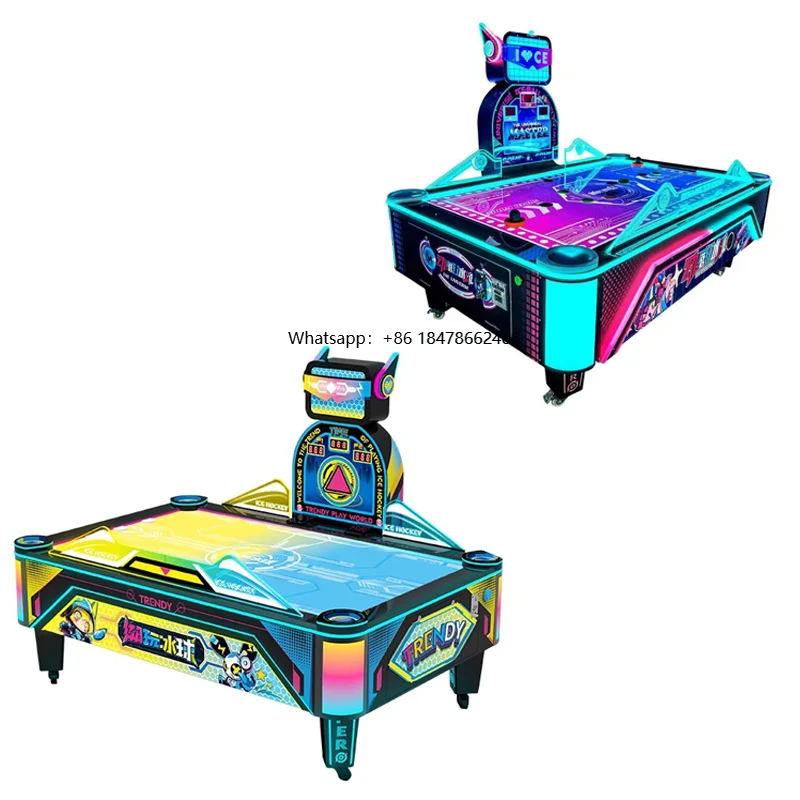 Manufacturers Direct Sale of Two-person Coin-operated Game Consoles and Electronic Scoreboards for Arcade Table Hockey