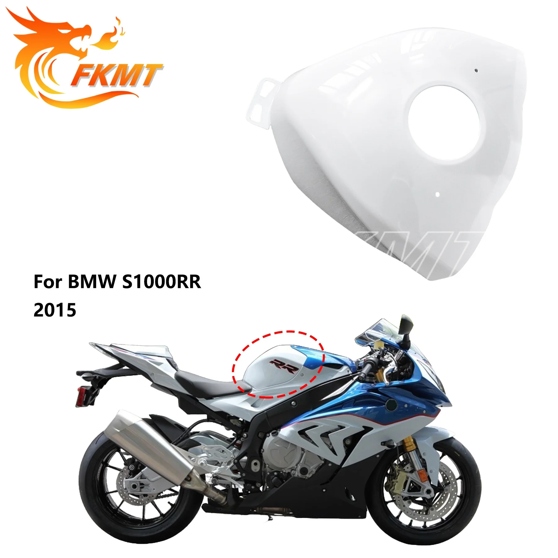

Motorcycle Fairing Gas Fuel Tank Cover Cowl Guard Protector For BMW S1000RR 2015 2016 2017 2018 S1000 RR S 1000RR 15 16 17-18