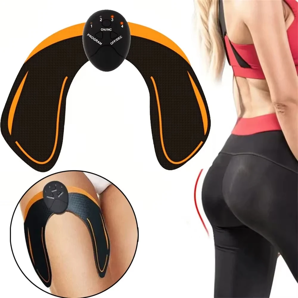 Abdominal Muscle Stimulator EMS Massager Buttocks Hip Trainer Electrostimulation Machine Home Gym Muscle Toner Body Slimming