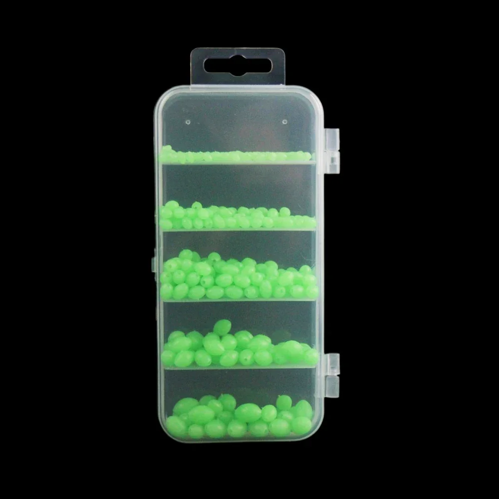 Ackibbik 375pcs/box Luminous Fishing Beads Sea Fishing Accessories Soft Worms Glow Sea Fishing Lure Bait Night Fishing Bead - view 3