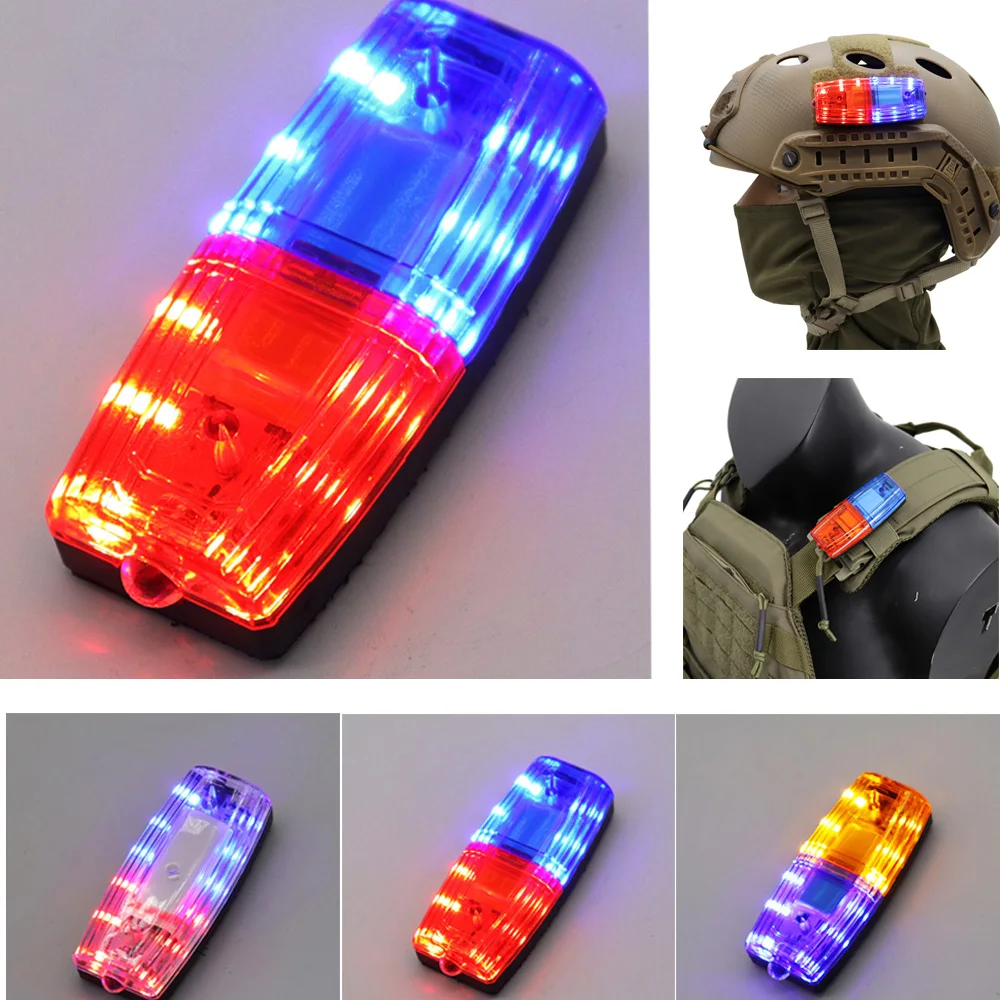 USB Charging Charging Tactical Helmet Safety Flashing Light Outdoor Equipment Hunting Hiking Cycling Lamp Survival Signal Light