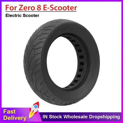 Neumático sólido de 200x60 a prueba de explosiones para patinete eléctrico INOKIM Light MACURY Zero 8, piezas de neumáticos para patinete eléctrico de 8 pulgadas
