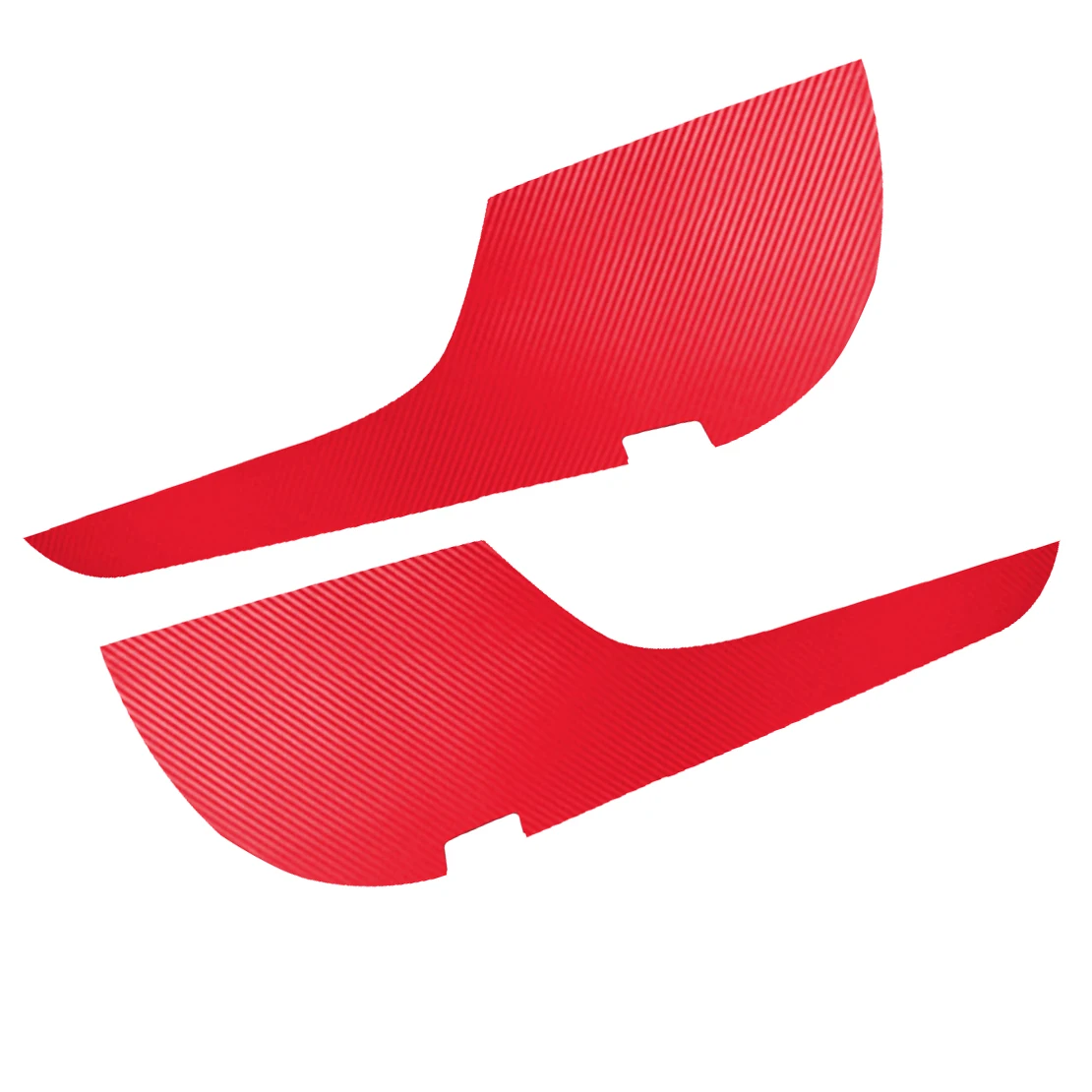 4Pcs/set Red Carbon Fiber Grain Car Inner Door Panel Anti-Kick Covers Trims Stickers Fit For Toyota Camry 2018 2019 2020 2021