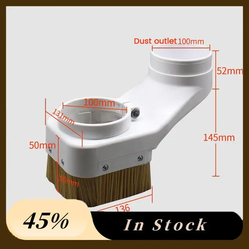 100Mm Graveermachine Spindel Borstel Stofdichte Borstel Stofzuiger Dustcollector CNC Router Graveren Freesmachine Duurzaam