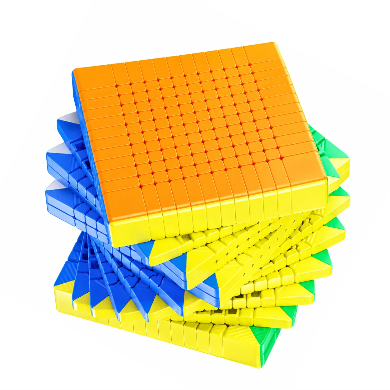 12x12 Speed Cube, High Order Puzzle Cube, Challenging Large Cube with Smooth Turning, Brain Teaser Puzzle Toy