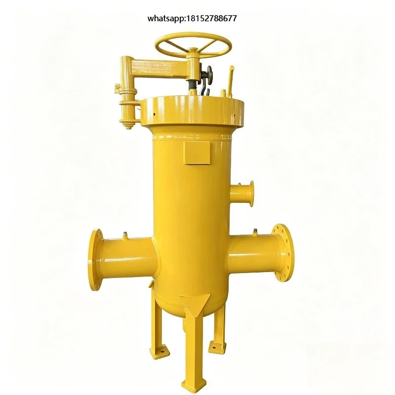 High Pressure Natural Gas Industrial Air Filter Industrial Pipeline Gas Filter Strainer for Gas Treatment & Purification