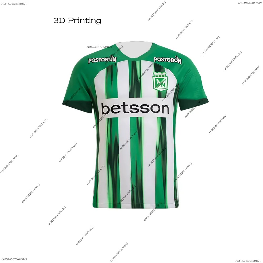 24/25 New Colombian Football Atlético Nacional Men/Boy Football Sports Jersey T-Shirt Fans Special Football Jersey Kit