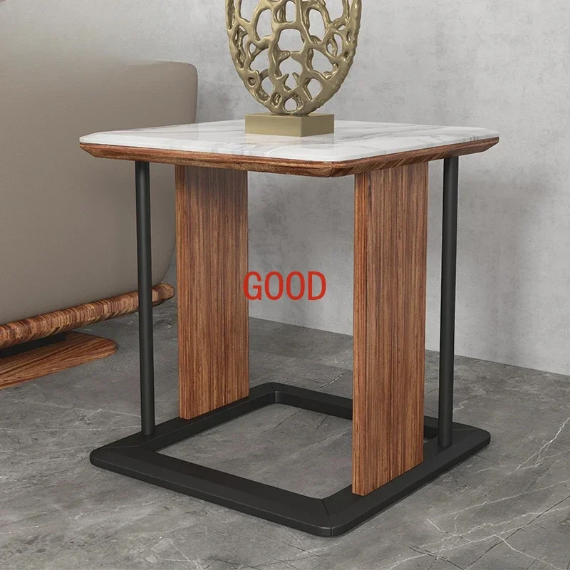 Nordic Minimalistisch Marmer Compleet Vierkante Tafel Woonkamer Sofa Ronde Tafel