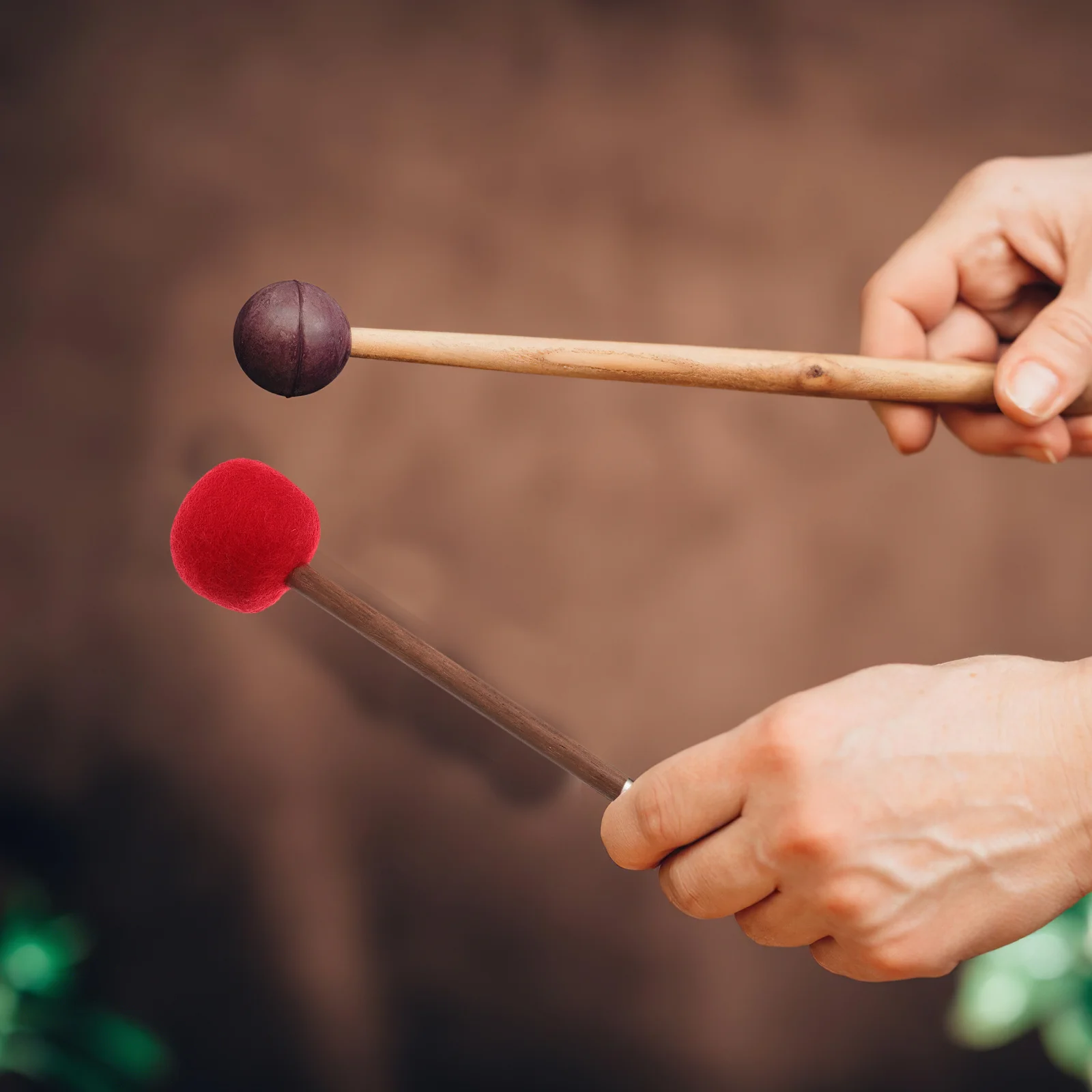 

Handmade Singing Bowl Mallet Wooden Sound Bowl Wand Felt For Meditation Yoga Healing Chanting Tibetan Percussion Instrument