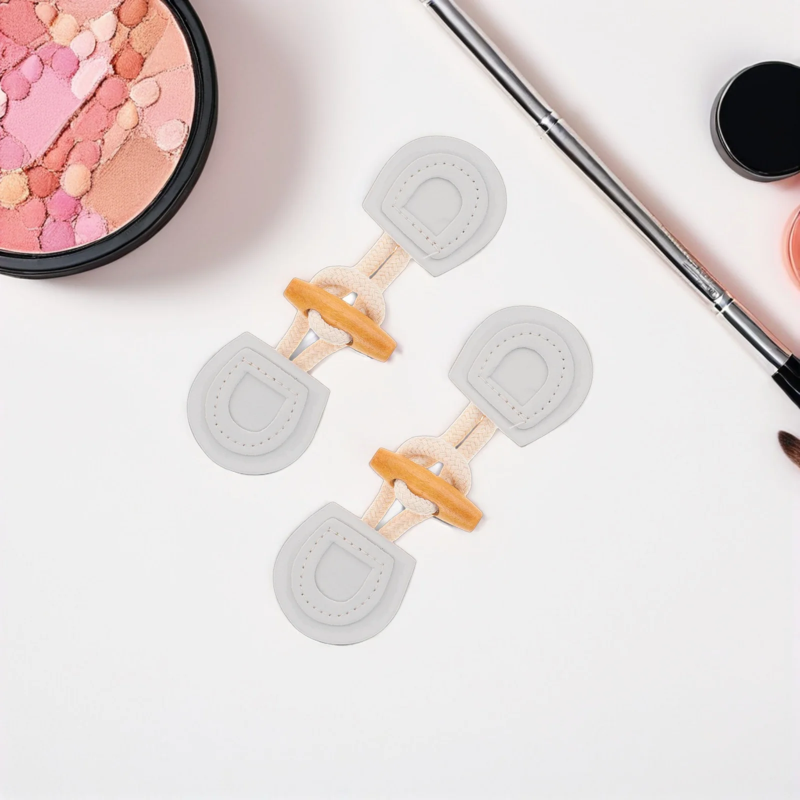 

Toggle Closure Black Faux Wooden Horn Button For Coats Jackets Sew-On Clothing Buckle Replacement Accessory