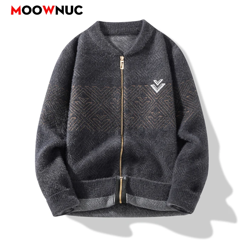 Sweater For Men Streetwear Men's Clothing Cardigan Spring  Men's Sweat-shirt Knit Autumn Fashion Casual Hombre Warm Solid Male