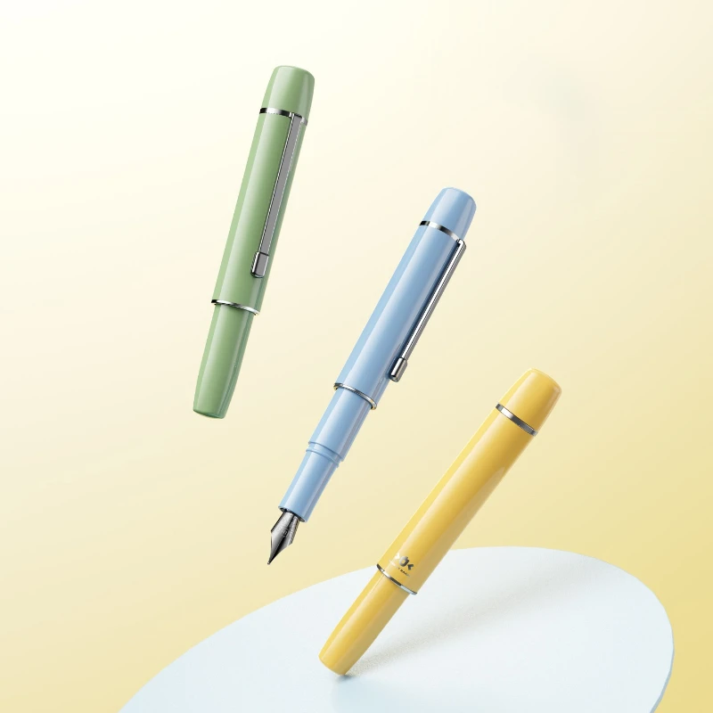 nuevo-producto-de-regalo-pluma-estilografica-portatil-de-bolsillo-banju-de-acero-corto-con-punta-flexible-blanca-para-escritura-precisa-y-elegante