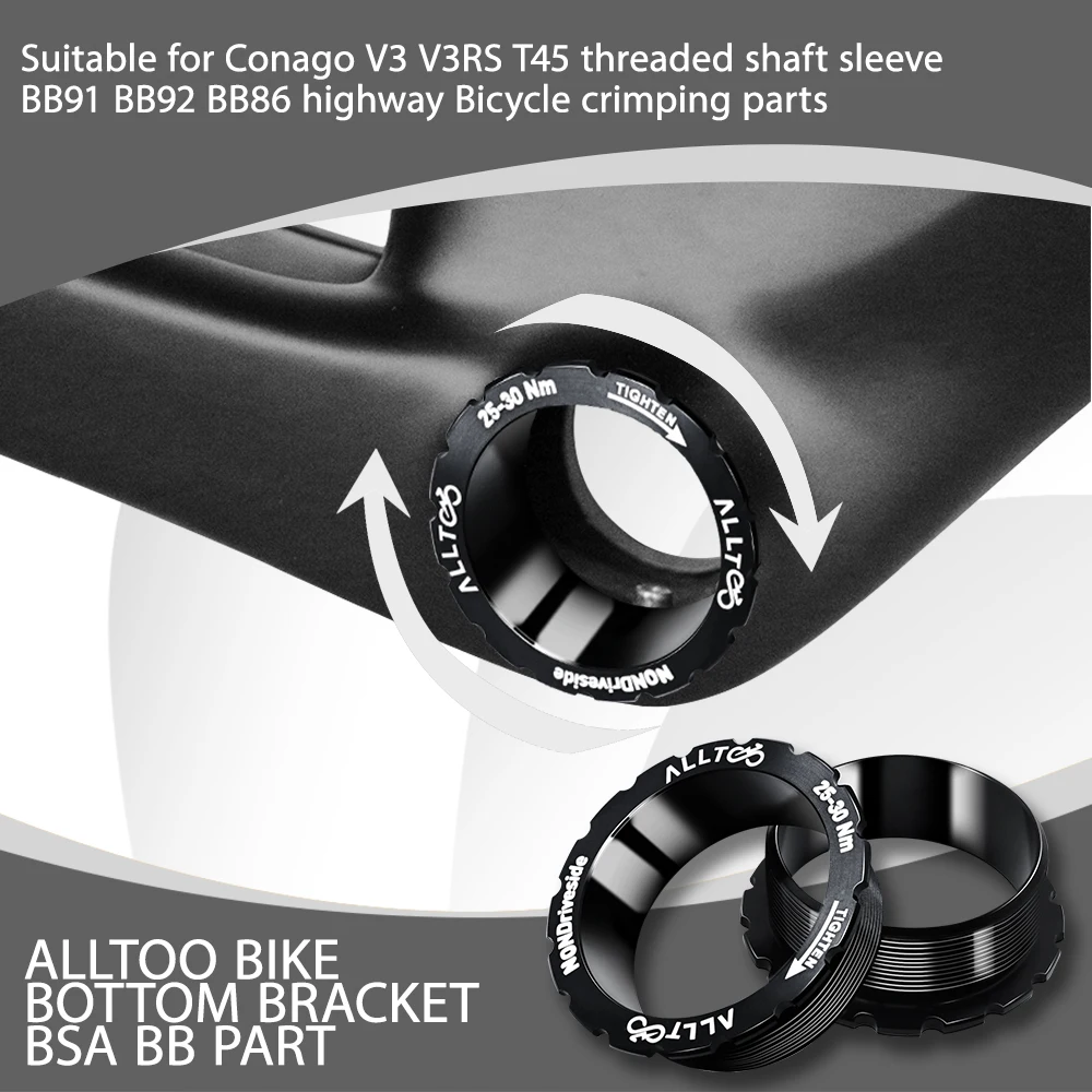 FOR colnago V3 V3RS ROAD bicycle T45 BB Bottom bracket BSA TO Press in type BB91 BB92 BB86