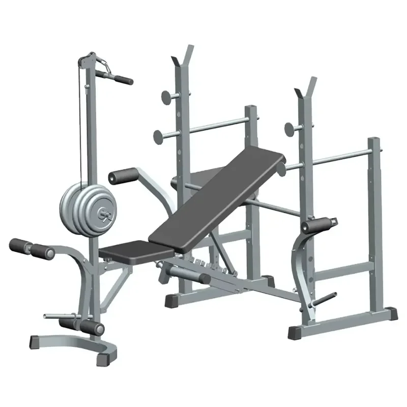 for Adjustable Weightlifting Table for Home Gym Equipment Strength Training Bench Press Squat Rack Platform Heavy Steel